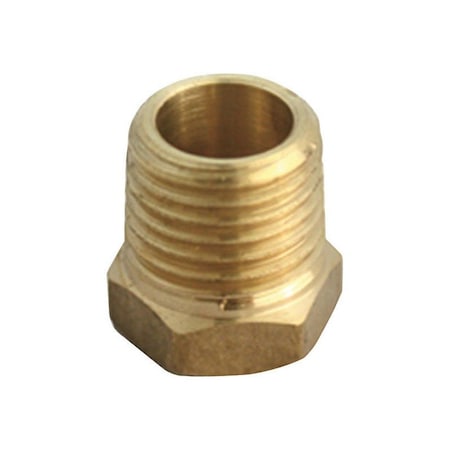 3/4 In. MPT X 1/4 In. D FPT Brass Hex Bushing